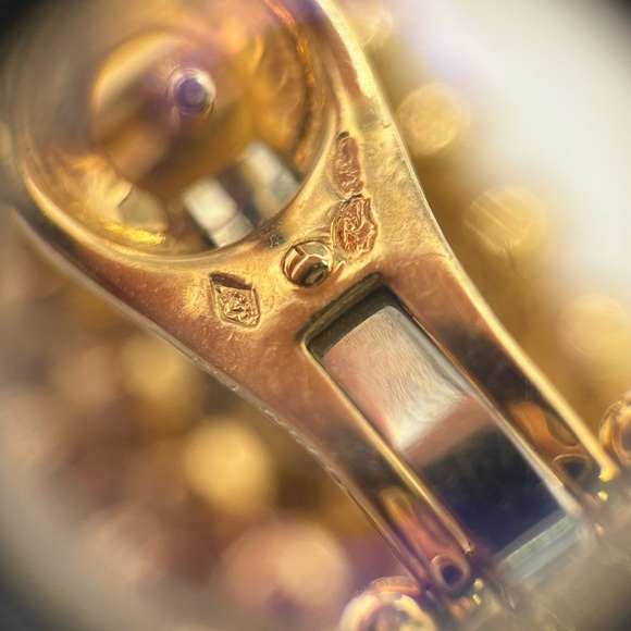 Cartier Draperie 18K Yellow Gold Drop Earrings - Picture 3 of 10